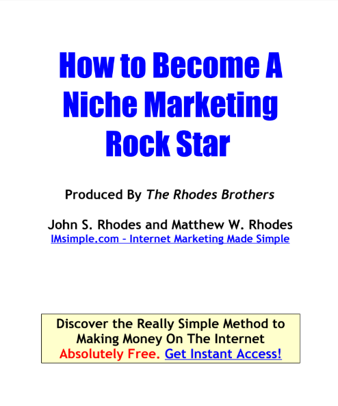 How To Become A Niche Marketing Rock Star